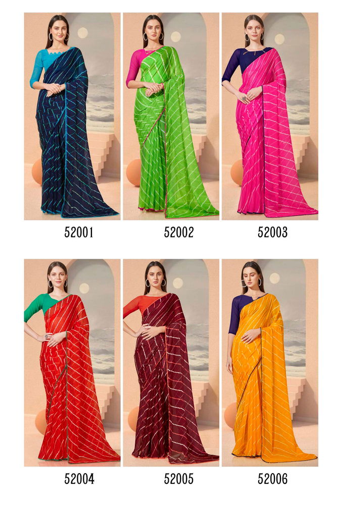 Kashvi Swarg By Lt 52001-52010 Daily Wear Sarees Catalog