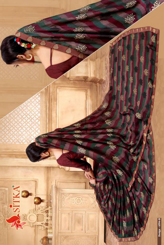 Minaj Black Moss Chiffon Latest Designer Festive Wear Printed Sarees Collection
