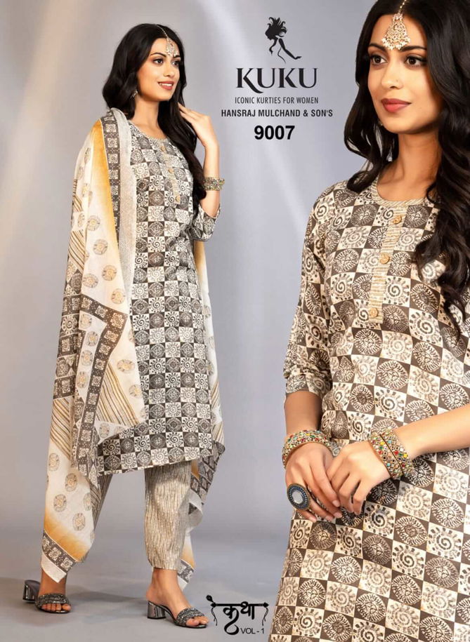 Katha Vol 1 By Kuku Readymade Salwar Suits Catalog