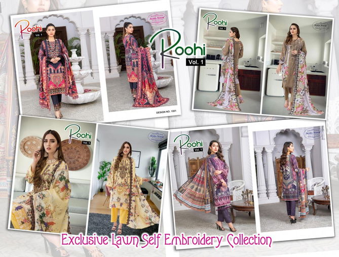 Agha Noor Roohi Vol 1 Pakistani Dress Material Catalog