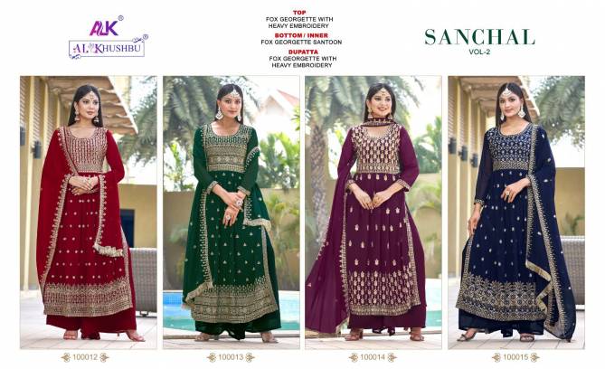 Sanchal Vol 2 By Alk Khushbu Pakistani Suits Catalog