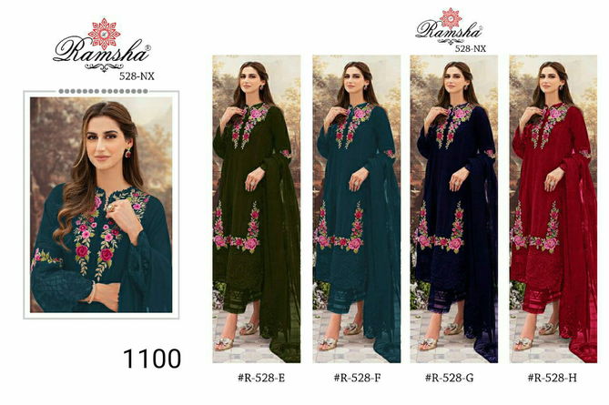 R 528 Nx By Ramsha Pakistani Suit Catalog