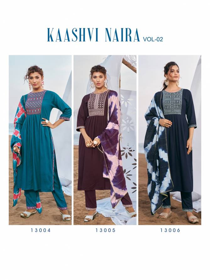 Kaashvi Naira Vol 2 By Wanna Readymade Salwar Suits Catalog
