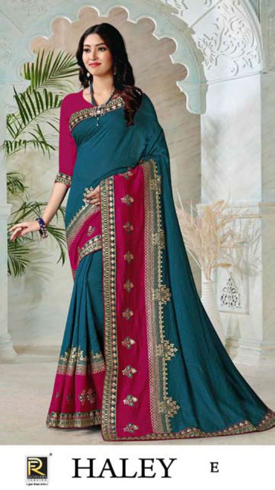 Haley By Ronisha A To F Party Wear Sarees Catalog