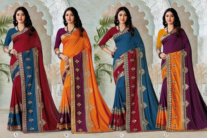 Haley By Ronisha A To F Party Wear Sarees Catalog