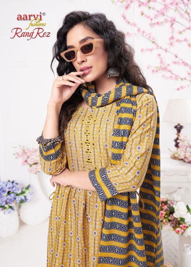 Rangrez Vol 2 By Aarvi Readymade Salwar Suits Catalog