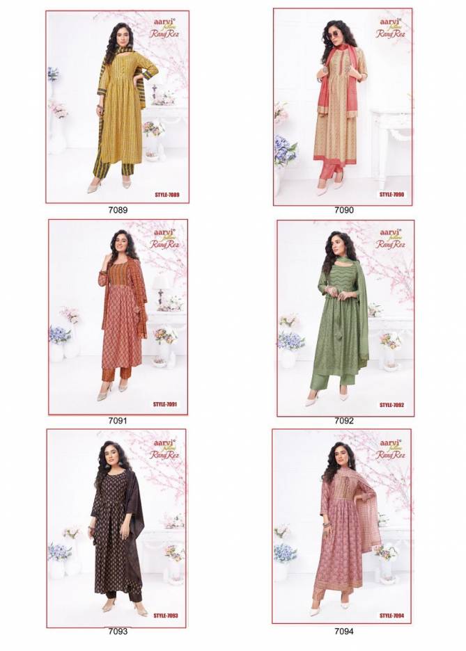 Rangrez Vol 2 By Aarvi Readymade Salwar Suits Catalog