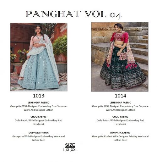 Panghat Vol 4 Wedding Wear Wholesale Bridal Lehenga Choli