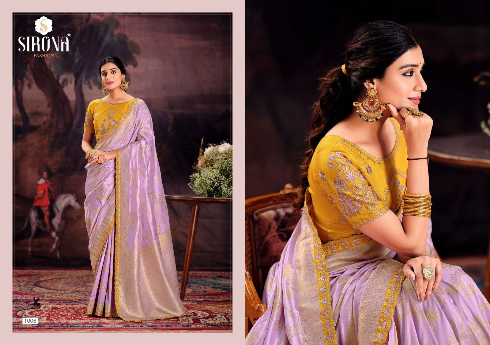 Rubby Silk By Sirona Dola Silk Designer Party Wear Sarees Suppliers In India