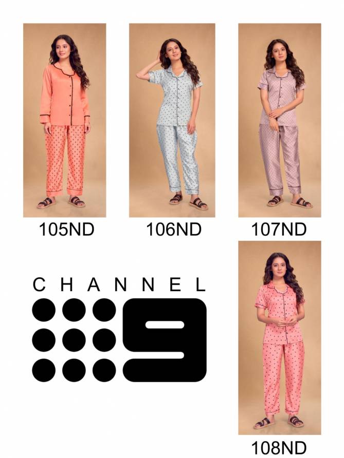 Series 105ND To 108ND By Channel 9 Western Night Suit Catalog