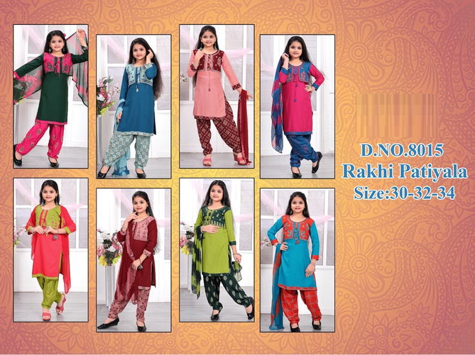 Rakhi 8015 Kids Readymade Girls Wear Catalog