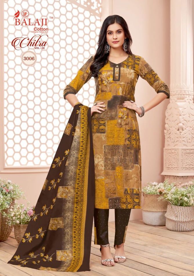 Chitra Vol 30 By Balaji Printed Cotton Dress Material Catalog