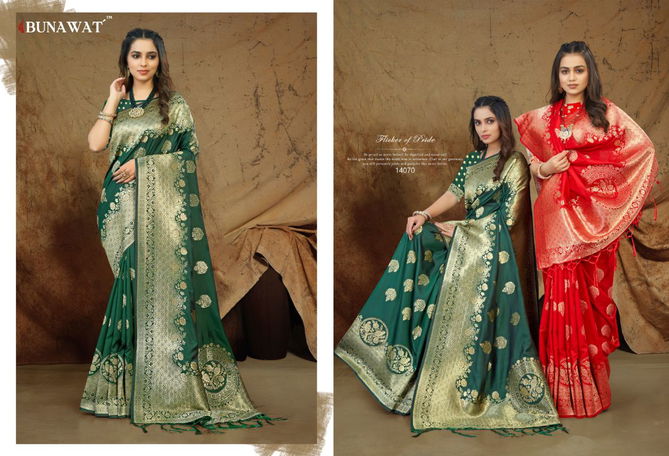 Amreeta By Bunawat 14067-14072 Wedding Sarees Catalog