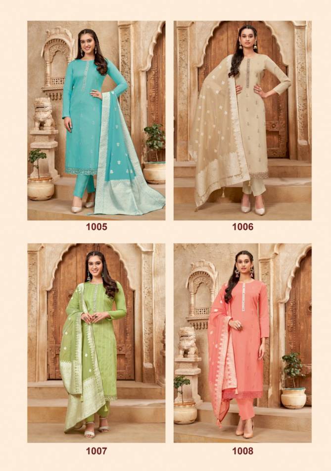 Khanak Advance Vol 1 By Suryajyoti Designer Dress Material Catalog