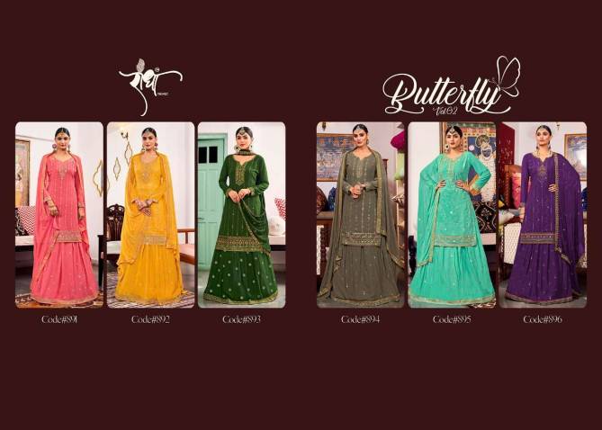 Butterfly Vol 2 By Radha Wedding Salwar Suits Catalog
