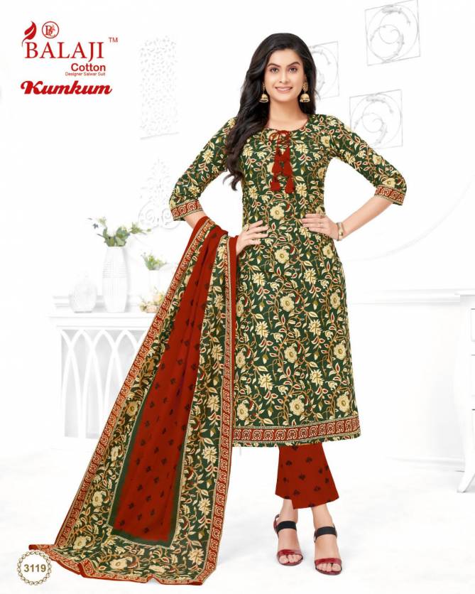 Balaji Kumkum Vol 31 Printed Cotton Dress Material Catalog