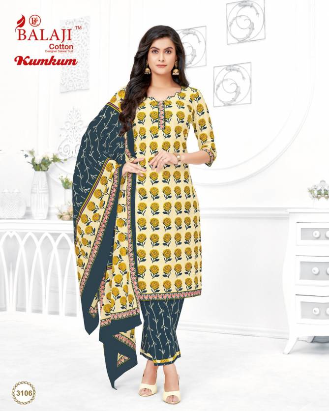 Balaji Kumkum Vol 31 Printed Cotton Dress Material Catalog