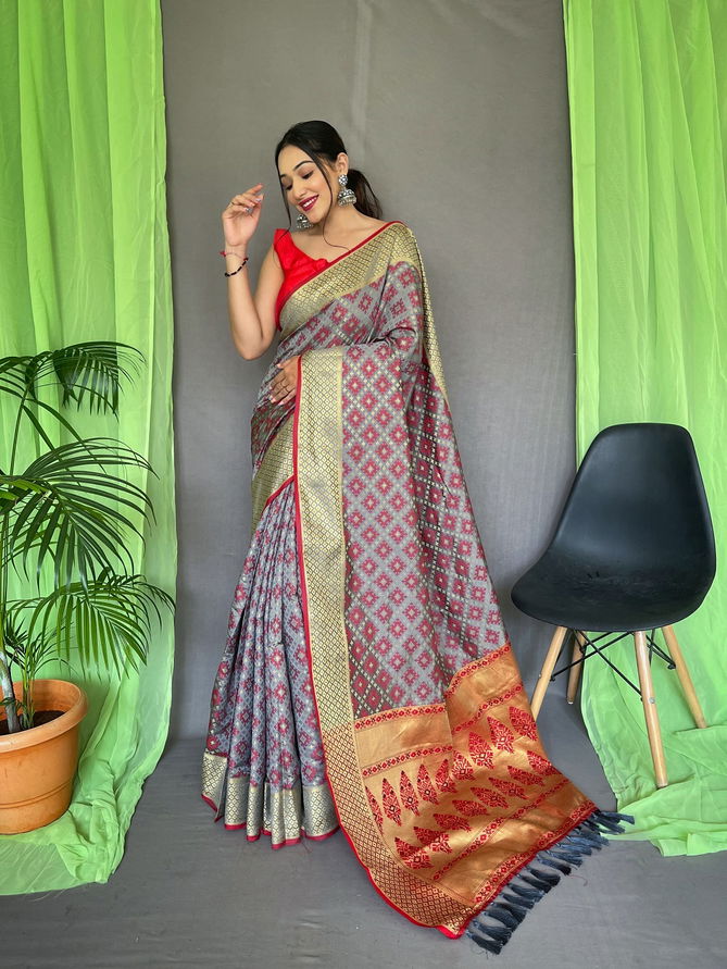 Patola 7 Color Set Designer Silk Saree Catalog