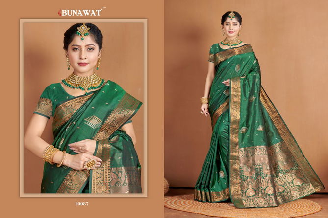 Piya Basanti By Bunawat Banarasi Silk Saree Catalog