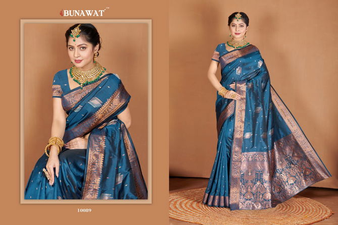 Piya Basanti By Bunawat Banarasi Silk Saree Catalog