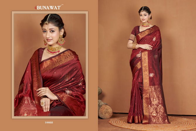 Piya Basanti By Bunawat Banarasi Silk Saree Catalog