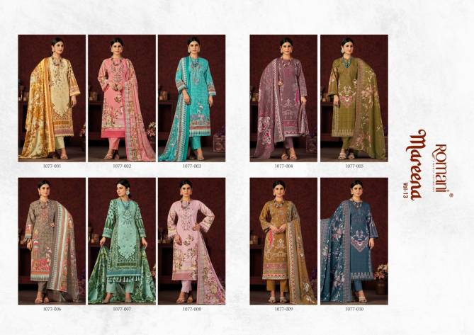 Mareena Vol 13 By Romani Cotton Dress Material Catalog