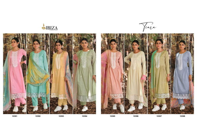 Tiara By Ibiza 10391-10398 Cotton Salwar Suits Catalog