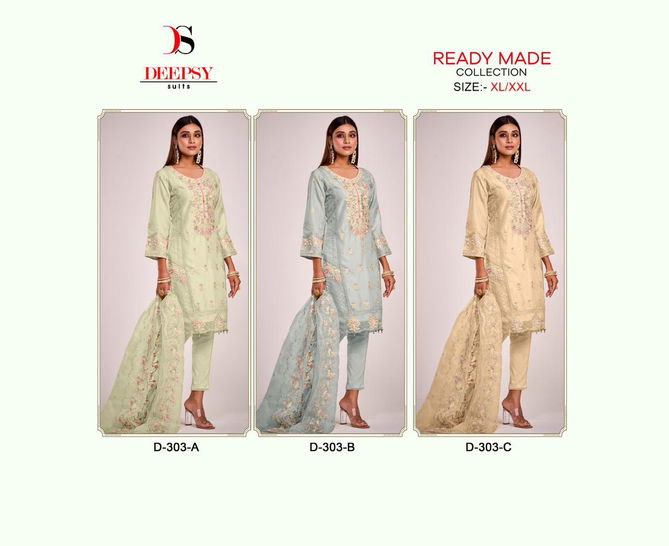 Deepsy 303 Readymade Pakistani Suits Catalog