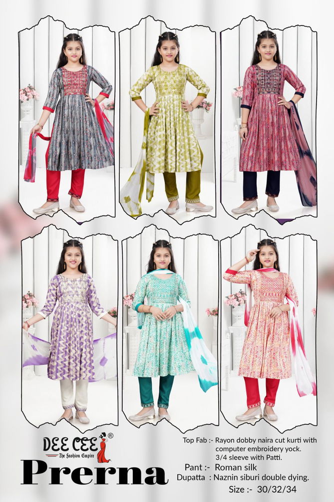 Prerna By Deecee Kids Girl Wear Kurti With Bottom Dupatta Orders In India