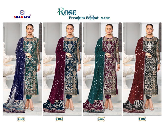 Rose Premium Edition S 132 By Shanaya Pakistani Suit Catalog