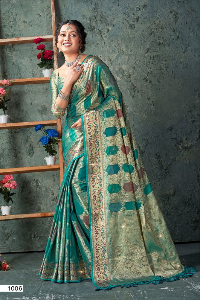 Balam By Bunawat 1001-1006 Party Wear Sarees Catalog