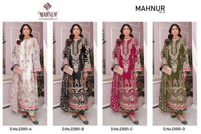 Mahnur Vol 23 Colors Pakistani Suit Catalog