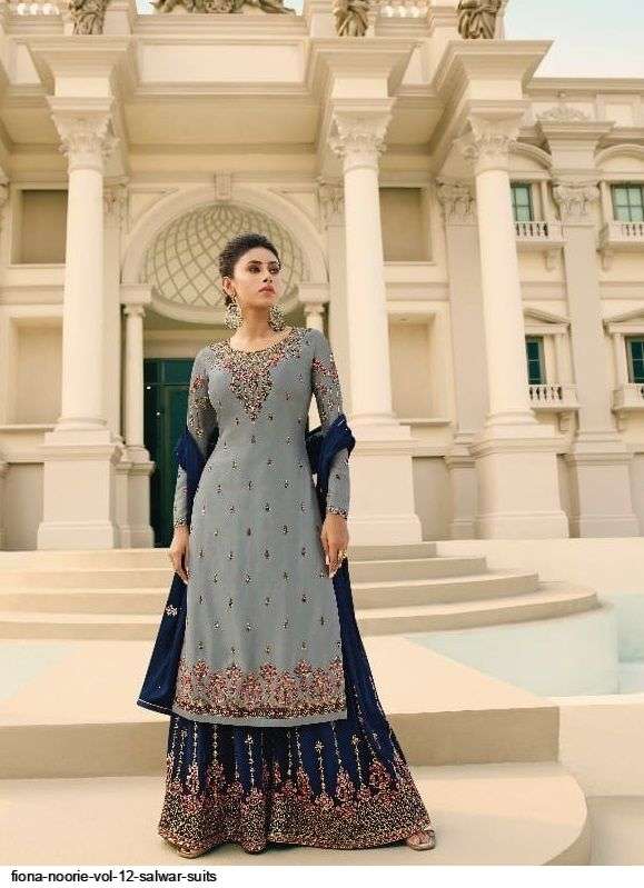 Fiona Noorie 12 Latest Heavy Embroidery Wedding Wear Designer Salwar Suit Collection 