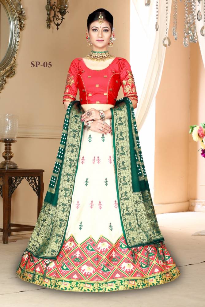 Latest Designer Festive Wear Bandhani Style Lehenga Choli Collection 