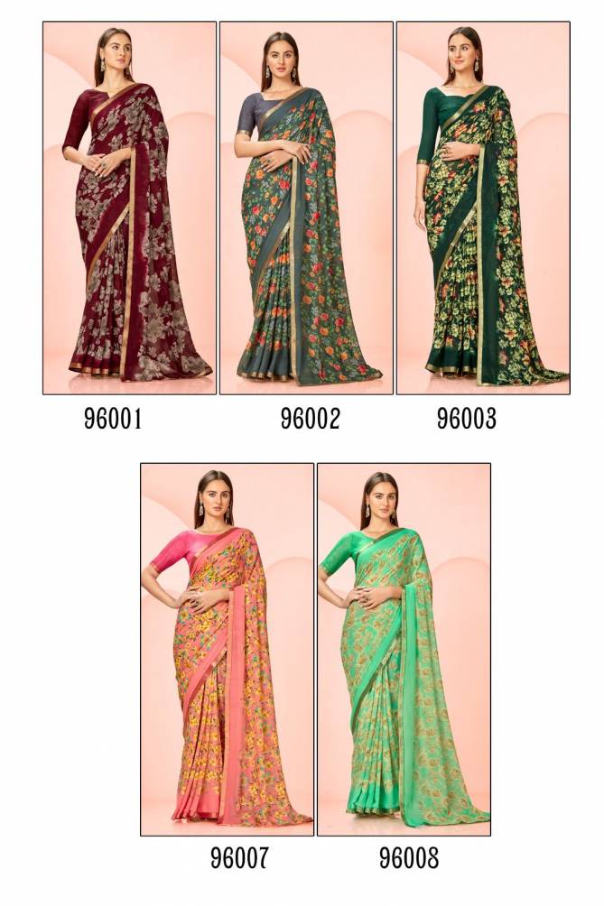 Phulwari Floral By LT Fabrics Printed Sarees Catalog