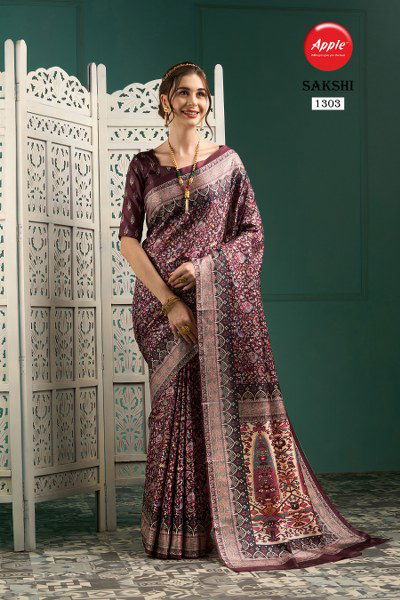 Sakshi Vol 13 By Apple Silk Saree Catalog