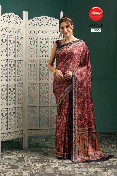 Sakshi Vol 13 By Apple Silk Saree Catalog