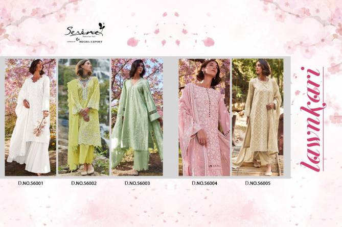 Lawnkari By Serine Cotton Salwar Suit Catalog