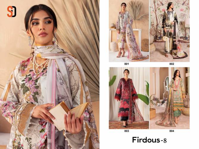 Firdous Vol 8 By Shraddha Pakistani Suit Catalog