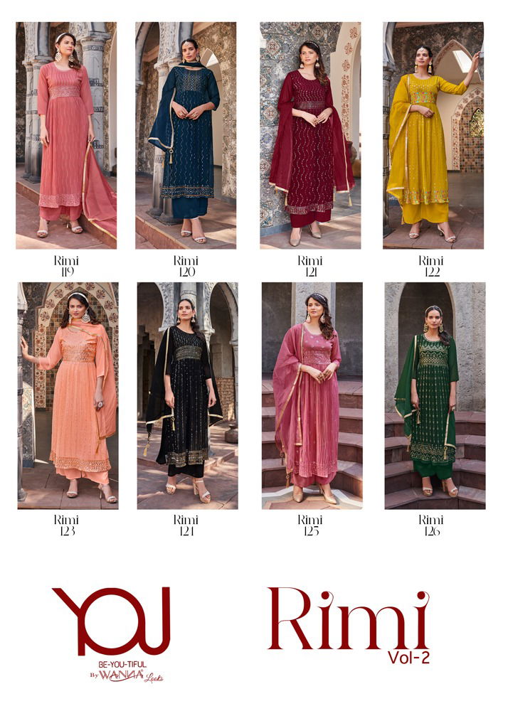 Rimi Vol 2 By Wanna Georgette Salwar Suit Catalog