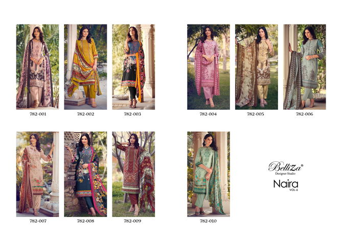 Naira Vol 6 By Beliza Cotton Printed Dress Material Catalog