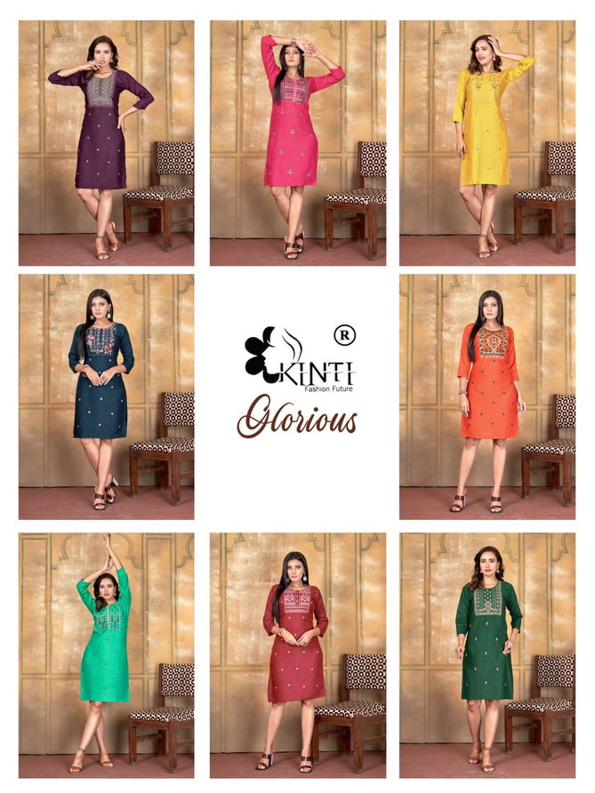 Glorious By Kinti Colors Designer Kurtis Catalog