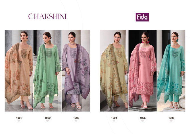 Chakshini 1001 To 1006 Cotton Dress Material Catalog