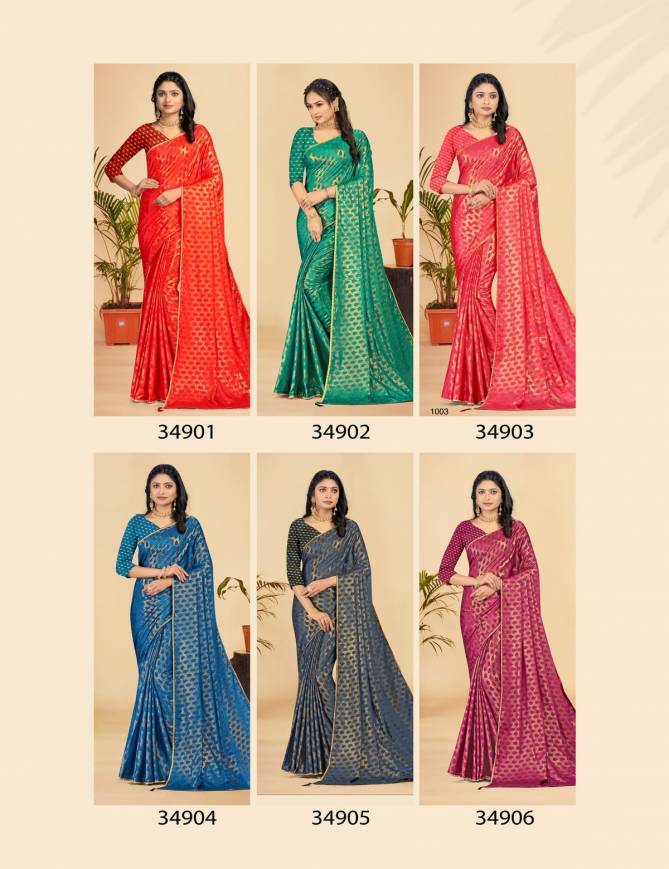 Rasberry By Saroj Color Set Party Wear Sarees Catalog