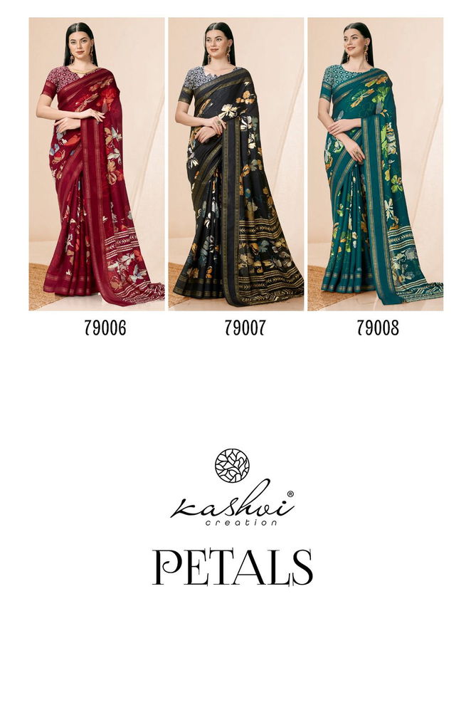 Kashvi Petals By LT Fabrics Silk Saree Catalog