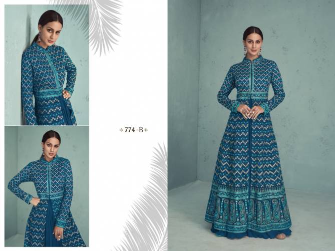 Naksh 774 Colors Wedding Salwar Suit Catalog