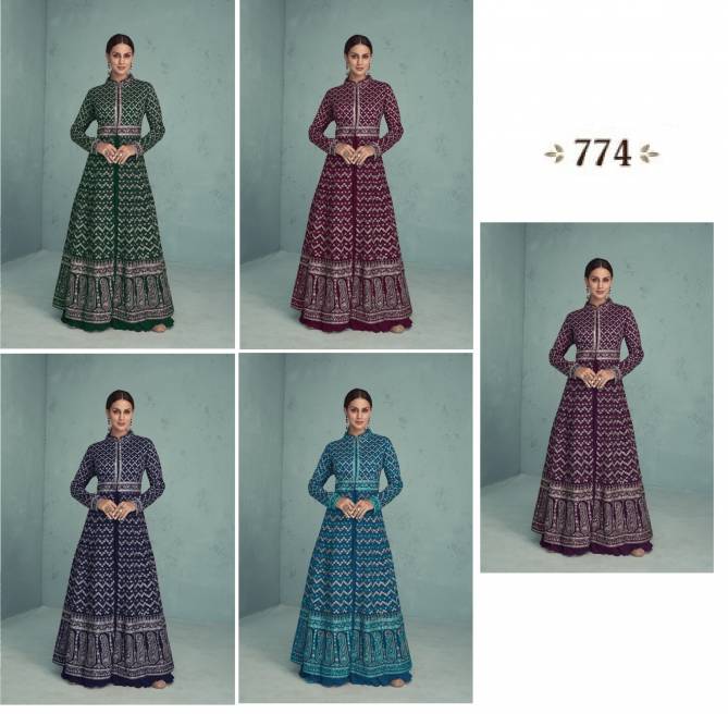 Naksh 774 Colors Wedding Salwar Suit Catalog