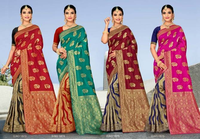 Kalista Golden Jubilee 1 Party Wear Banarasi Silk Designer Saree Collection
