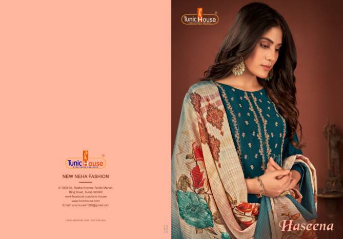 Tunic House Haseena New Designer Festive Wear Kurti With Botton And Dupatta Readymade Collection