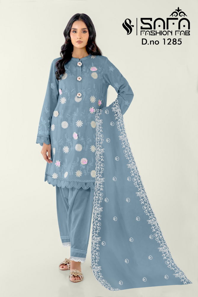 Safa Fashion Fab 1285 Designer Pakistani Readymade Suit Orders In India